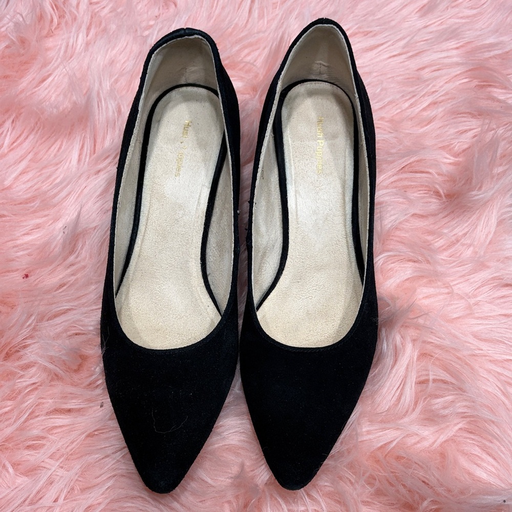 Hush Puppies Black Women's Flats